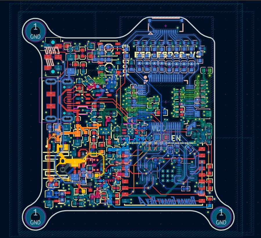 6-layer PCB routing
